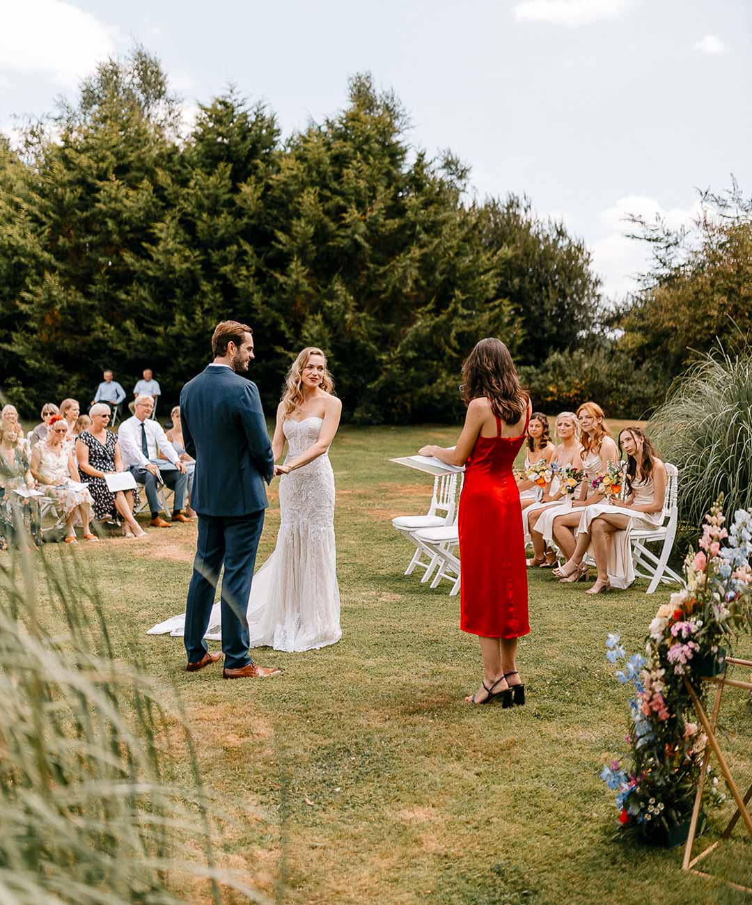 Domaine mariage Bayeux. Cérémonie laique nature normandie